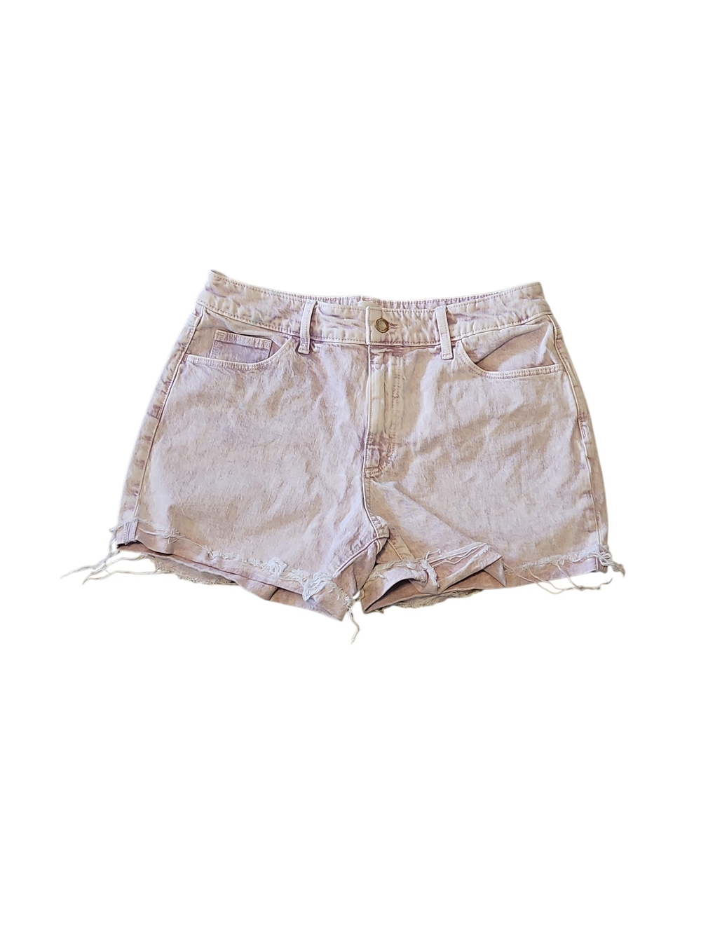 Light Lavender Women’s Denim Shorts High-Rise Cut Univeral Thread Size 12 31